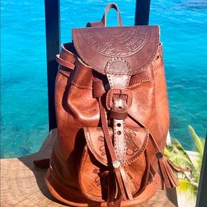2X🎉HP🎉GENUINE HAND CRAFTED LEATHER HANDBAGS
